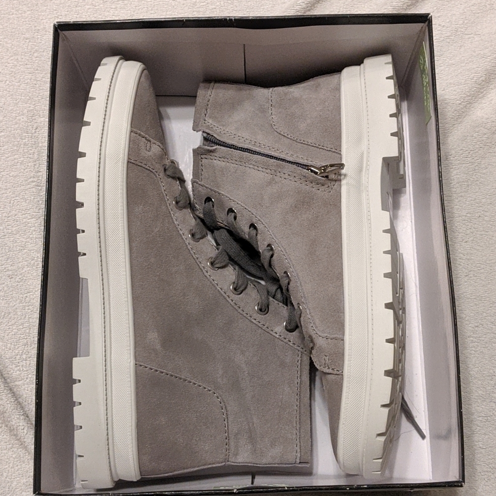 Brand new! Dolce vita grey suede high top sneaker